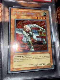 🔥 YUGIOH • D.D. ASSAILANT • SECRET RARE • DR04-EN244 • PSA 9 MINT 🔥 - Image 4