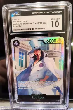 ROB LUCCI One Piece 2023 Awakening of the New Era OP05-093 CGC 10 Gem Mint - Image 1