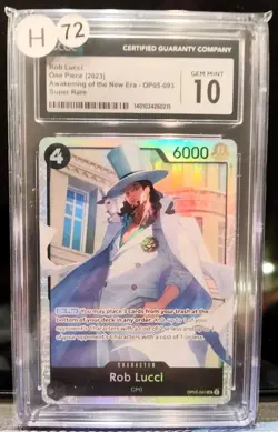 ROB LUCCI One Piece 2023 Awakening of the New Era OP05-093 CGC 10 Gem Mint - Image 3