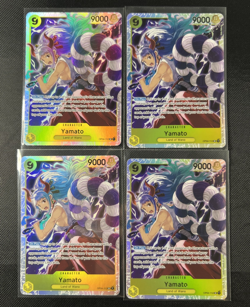 x4 Yamato OP04-112 Reprint SR Foil One Piece TCG English PRB-01 Yellow NM - Image 1