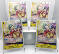 Kouzuki Hiyori Playset - OP04-103 x4 - Kingdoms of Intrigue - One Piece TCG - Image 1