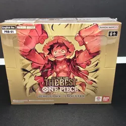 One Piece PRB-01 Sealed English Booster Box US Seller With ACRYLIC CASE! - Image 2