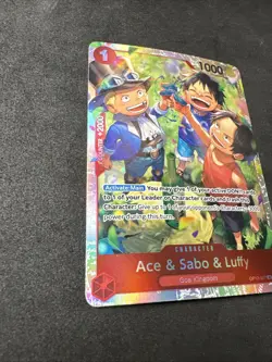 Ace & Sabo & Luffy OP13-007 SR | Carrying on His Will | One Piece TCG Englsih 01 - Image 2