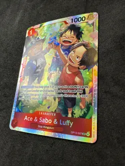 Ace & Sabo & Luffy OP13-007 SR | Carrying on His Will | One Piece TCG Englsih 01 - Image 3