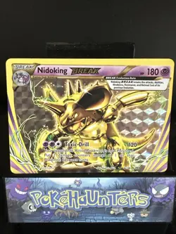 Pokemon Card Nidoking BREAK 46/108 XY Evolutions Rare NM - Image 1