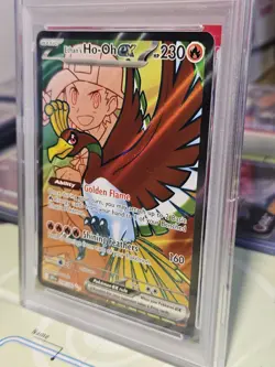 PSA 10 Gem Mint Ethan's Ho-Oh Ex Graded Pokemon Card #209 Destined Rivals 2025 - Image 2
