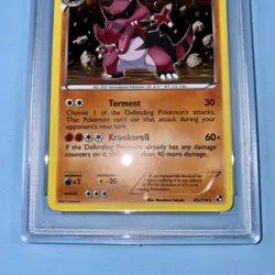 PSA 8 Krookodile 65/114 Holo Rare Black & White Base Set Pokemon Card NM/MINT - Image 4
