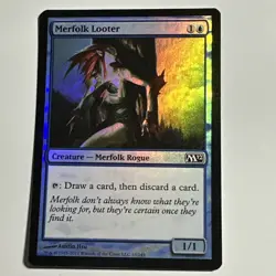Merfolk Looter 65/249 FOIL Card Core Set 2012 Magic the Gathering MTG - Image 1