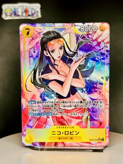 One Piece Card Game 🏴‍☠EB03-055 Nico Robin Alt Art Foil JPN NM US Seller 🇺🇸 - Image 1