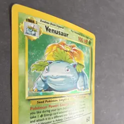 Pokemon TCG Venusaur Base Set 15/102 Holo Rare Card 100 HP Solarbeam 1999-2000 - Image 3