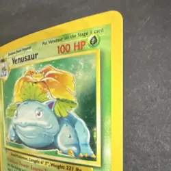 Pokemon TCG Venusaur Base Set 15/102 Holo Rare Card 100 HP Solarbeam 1999-2000 - Image 4