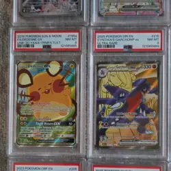 Pokemon TCG Graded Card Lot 12 Ultra Rare Illustration Reshiram Eevee Dedenne - Image 5