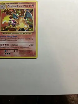 Pokemon TCG Charizard EX Evolutions Reverse Holo Card 11/108 Very LP - Image 2