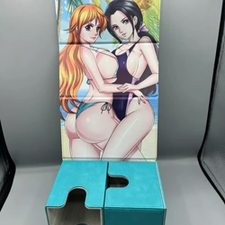 One Piece Trading Card Game Deck Box! Nami & Nico Robin (Bikini) - Image 1
