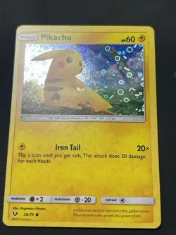 Pikachu 28/73 General Mills Promo Pokemon Card Shining Legends NM - Image 1