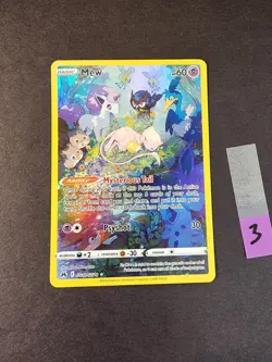 Mew GG10/GG70 Crown Zenith: Galarian Gallery Ultra Rare Card Near Mint Condition - Image 1