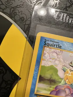 Squirtle 63/102 Base Set Rare Vintage WOTC 1999 Pokemon Card LP - Image 3