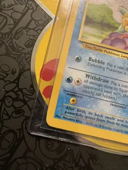 Squirtle 63/102 Base Set Rare Vintage WOTC 1999 Pokemon Card LP - Image 4