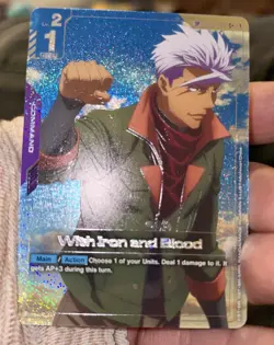 Gundam Card Game With Iron and Blood ST05-013 C+ English Foil - Image 3