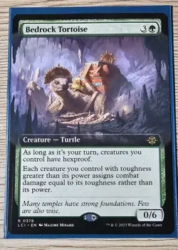 Bedrock Tortoise (Extended Art) The Lost Caverns of Ixalan Regular - Image 1