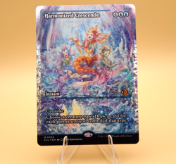 Harmonized Crescendo | #394 | Mythic Showcase Fracture Foil | Lorwyn Eclipsed - Image 1
