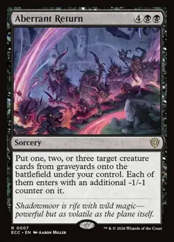 1x Aberrant Return NM Eng MTG - Lorwyn Eclipsed Commander - Image 1