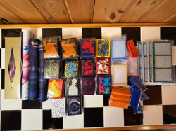 Lot of Pokemon TCG Exclusive ETB Card Sleeves Playmats Magnetic Card Displays - Image 4