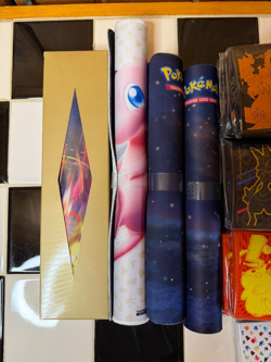 Lot of Pokemon TCG Exclusive ETB Card Sleeves Playmats Magnetic Card Displays - Image 5
