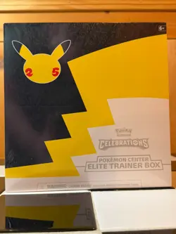 Pokemon Center TCG Exclusive Celebrations ETB Elite Trainer Box 25th Anniversary - Image 1