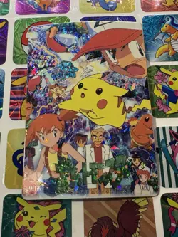 Pokemon Charizard Vintage Pocket Monsters Vending HOLO Prism Sticker 99 Nintendo - Image 3