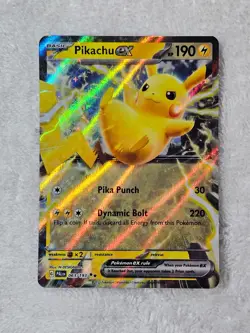 Pokemon TCG Pikachu ex 063/193 Double Rare Holo Paradox Rift NM/Mint - Image 1