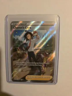Pokemon Cheren's Care GG58/GG70 Crown Zenith Trainer Full Art Holo Ultra Rare - Image 1