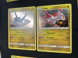 Pokemon Latios & Latias SM135 SM136 Black Star Promo Set Dragon Majesty LP/NM - Image 2
