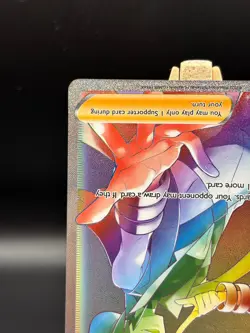 WALLACE 208/195 SILVER TEMPEST POKEMON -RAINBOW SECRET RARE- NM - Image 5