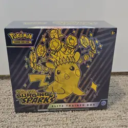 Pokemon TCG Scarlet & Violet Surging Sparks Elite Trainer Box - NEW - Image 1