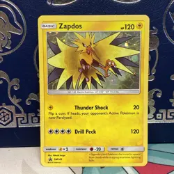 Pokemon 2018 Black Star Promo Zapdos SM145 Sm Holo NM - Image 1