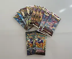 Pokemon TCG Booster Pack Lot Of Sword & Shield 9 Astral Radiance 2 Crown zenith - Image 1