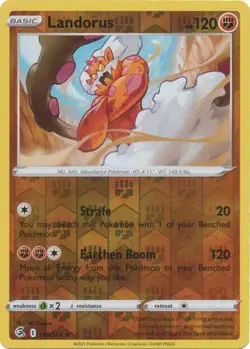 LANDORUS 148/264 FUSION STRIKE POKEMON (REVERSE HOLO, NM) - Image 1