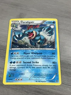 Feraligatr 17/119 Holo Rare Holo XY - Phantom Forces LP Pokemon - Image 1