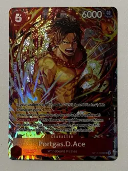 Portgas.D.Ace (Illustration Box Vol.5) ST15-005 One Piece Promotion Cards Foil - Image 1