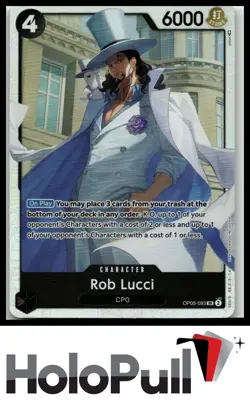 One Piece Awakening of the New Era Rob Lucci (093) #OP05-093 Super Rare - Image 1