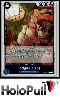One Piece 500 Years in the Future Portgas.D.Ace (053) #OP07-053 Rare - Image 1