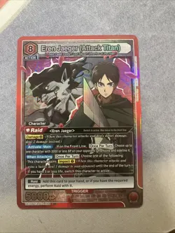 Union Arena Attack On Titan Eren Jaeger (Attack Titan) UE10BT/AOT-1-094 SR - Image 1