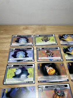 Disney's Kingdom Hearts TCG Lot Of ( 22 ) World Cards All Different Some Rare! - Image 2
