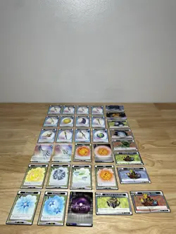 Disney's Kingdom Hearts TCG Lot Of (32) World, Attack, Equipment & Magic Cards! - Image 1