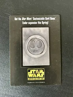 Star Wars CCG RARE UNPUNCHED Promo card R'kik D'nec - Image 2