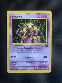 14 | Mewtwo | WOTC Black Star Promo | Pokemon Card | Good - Image 1