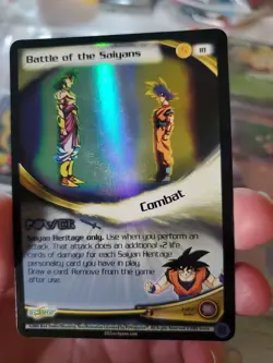 Battle Of The Saiyans Rare Holo Foil Card DBZ Score TCG Promo DRAGON BALL Z 18 - Image 1