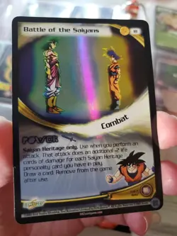 Battle Of The Saiyans Rare Holo Foil Card DBZ Score TCG Promo DRAGON BALL Z 18 - Image 2