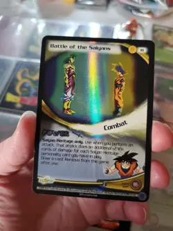 Battle Of The Saiyans Rare Holo Foil Card DBZ Score TCG Promo DRAGON BALL Z 18 - Image 4